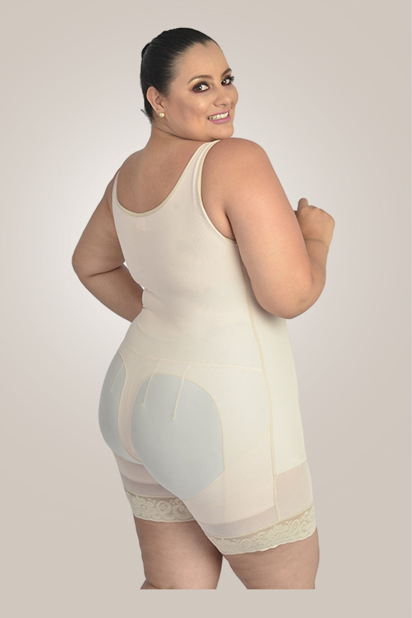 Compression Shapewear: Bodysuit - back