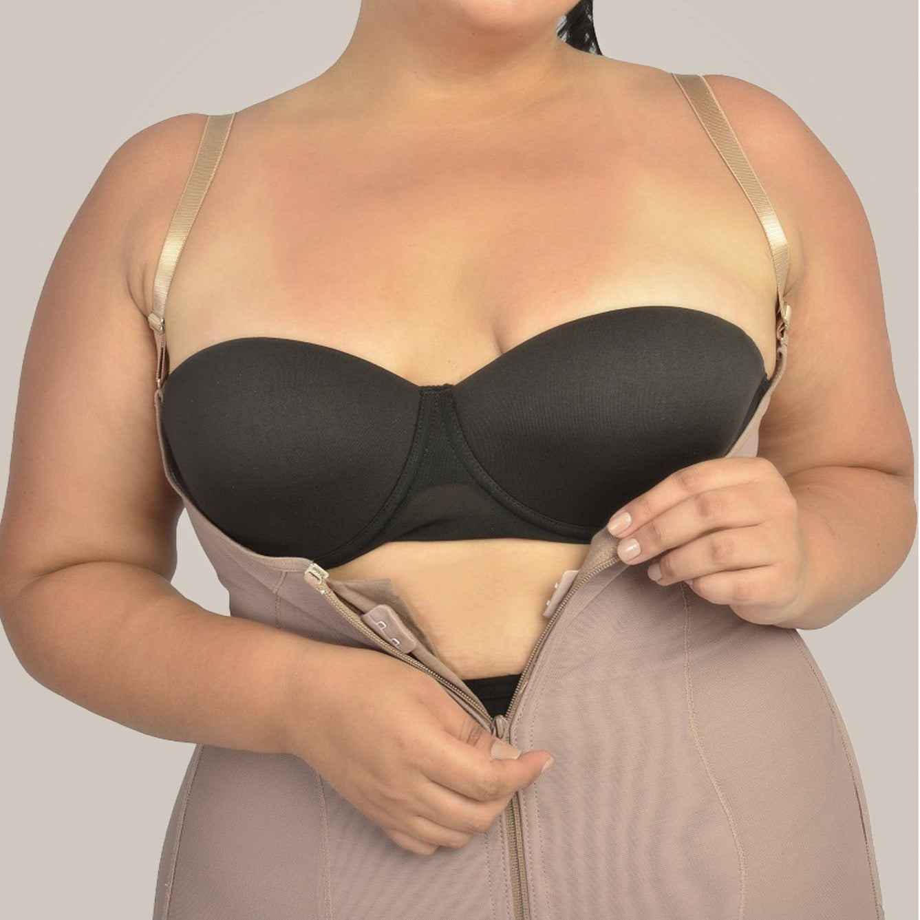 Plus size shapewear | Tummy control shapewear - zip