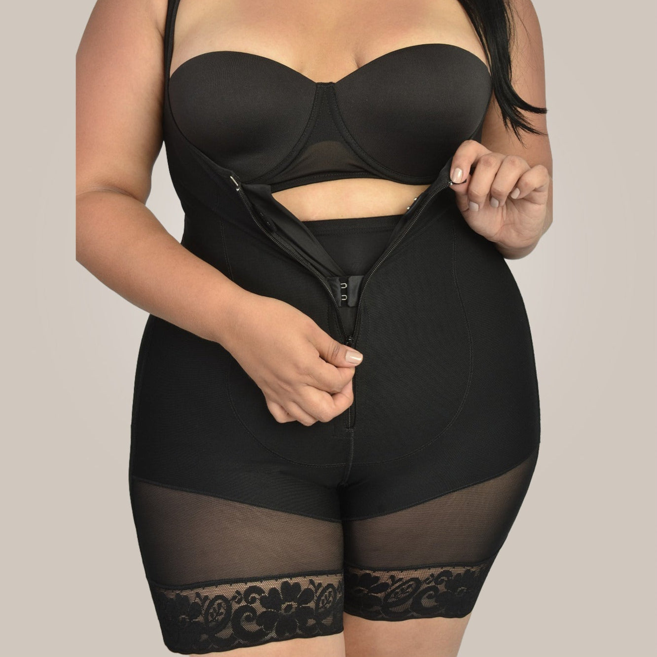 Plus Size Shapewear | compression shapewear - zip