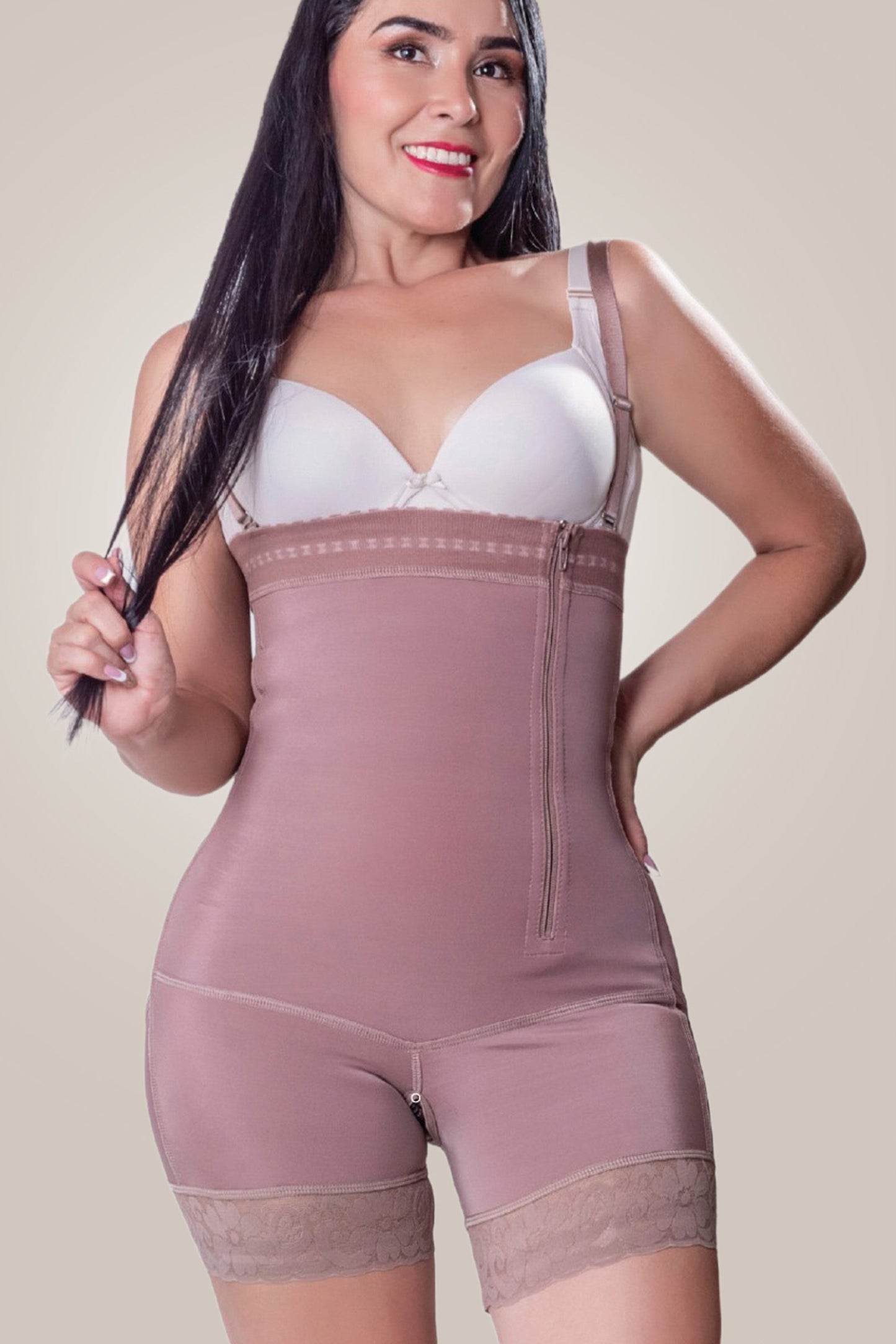 Shapewear Body Suit - Lateral Zip