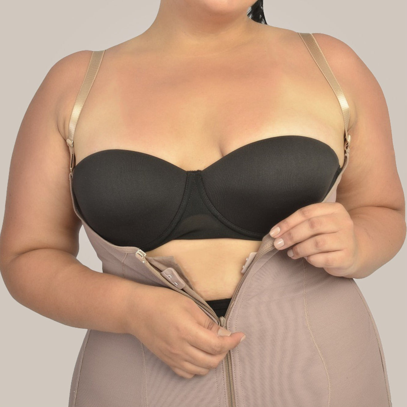 Tummy Control Shapewear - Short Girdle - front closures