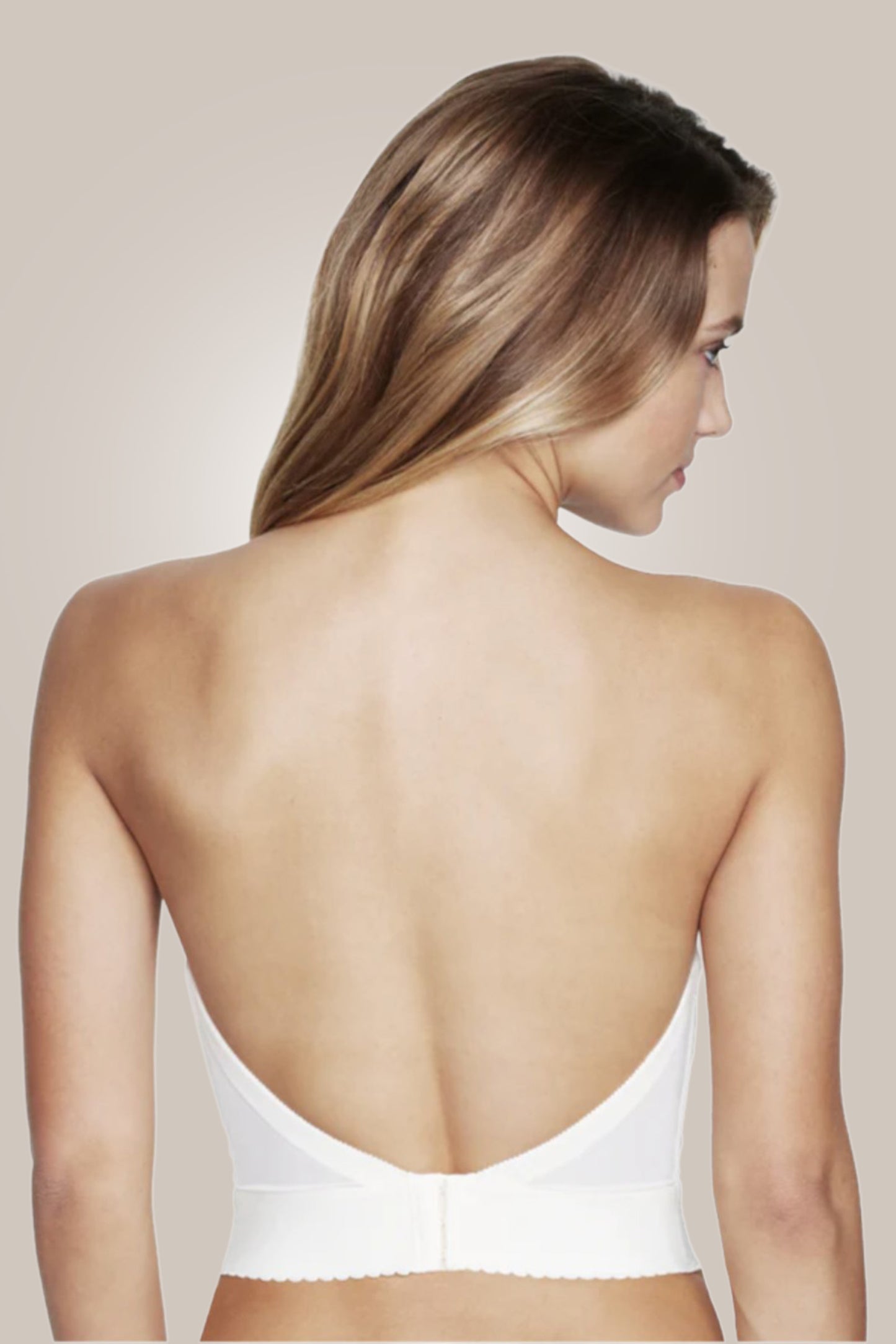 backless, strapless bra - back