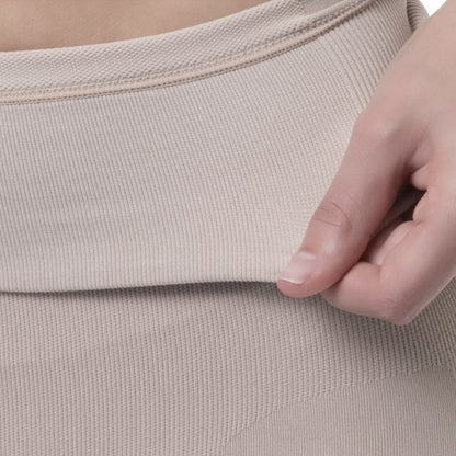 High waist shorts close up - fabric