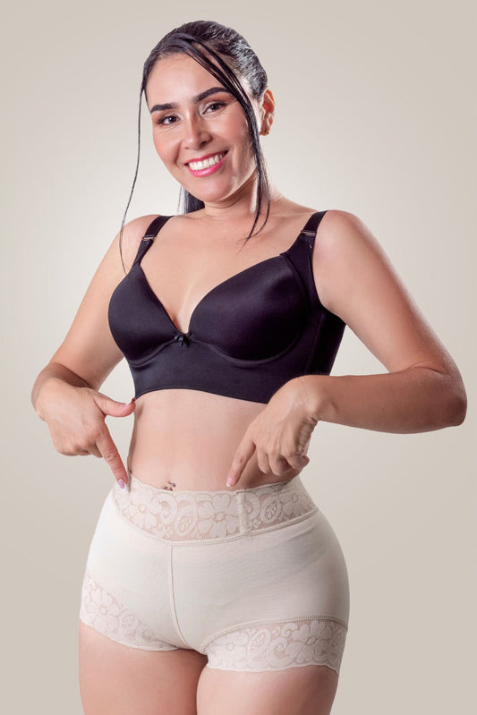Plus size butt lifting shaper-front