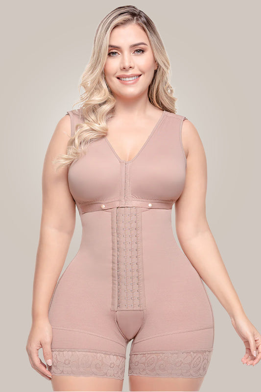 Postnatal Shapewear - Waist Trainer for After Birth - front view on model