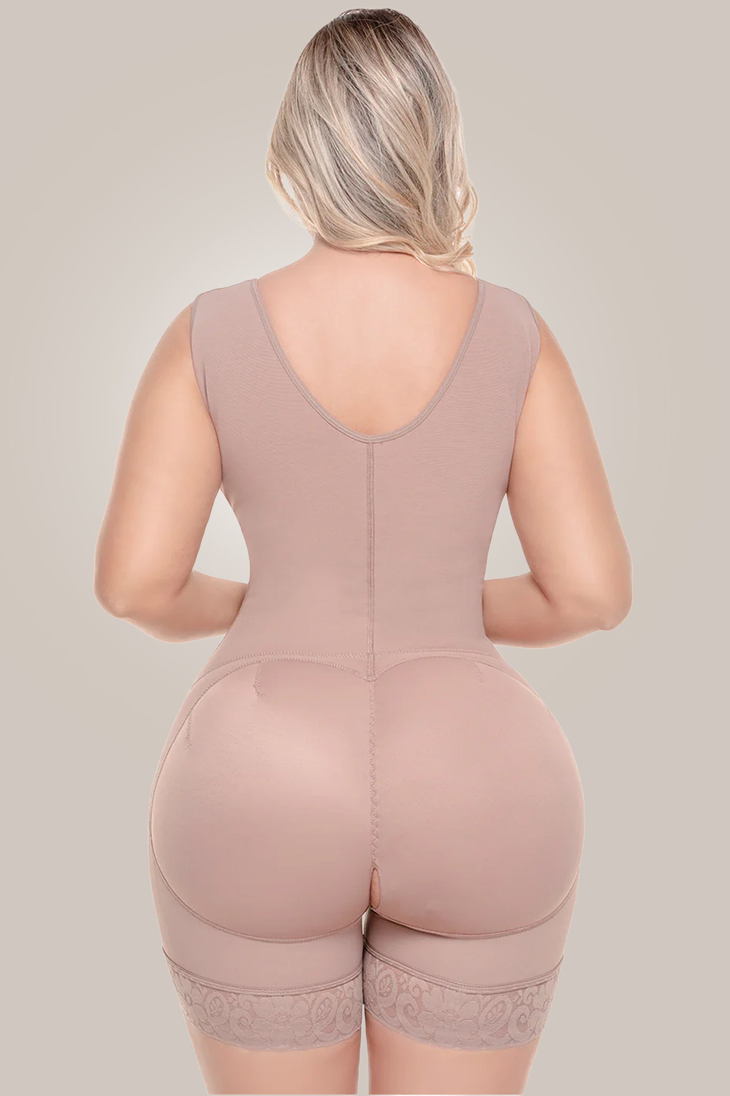 Postnatal Shapewear - Waist Trainer for After Birth - rear view on model