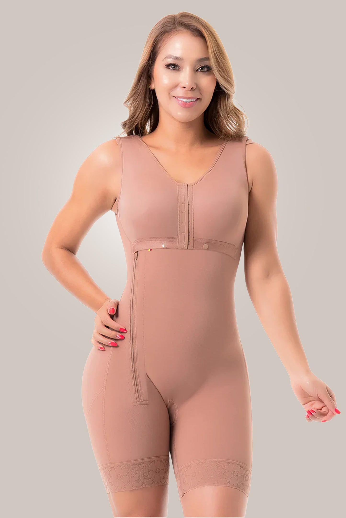 Postpartum Shapewear for C-Section on model - front