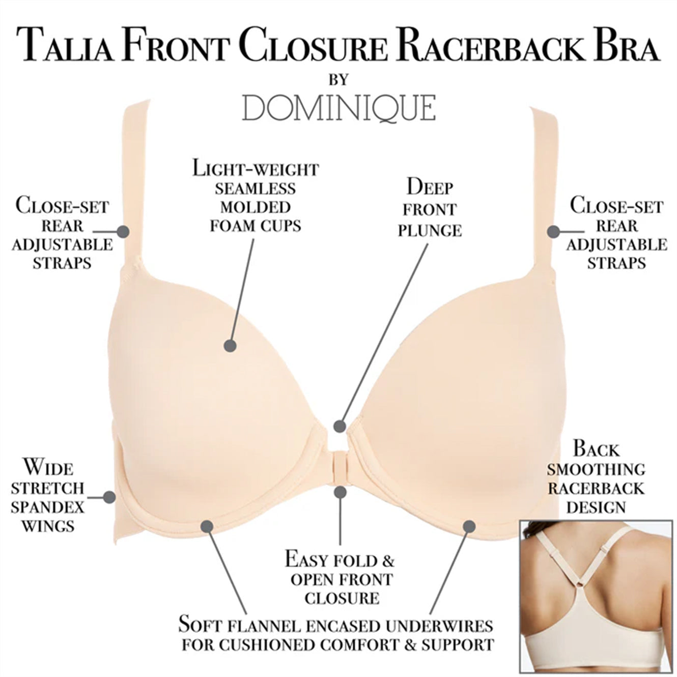 Racerback Bra - feature page