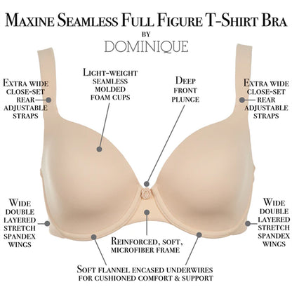 Seamless T-Shirt Bra-Features sheet