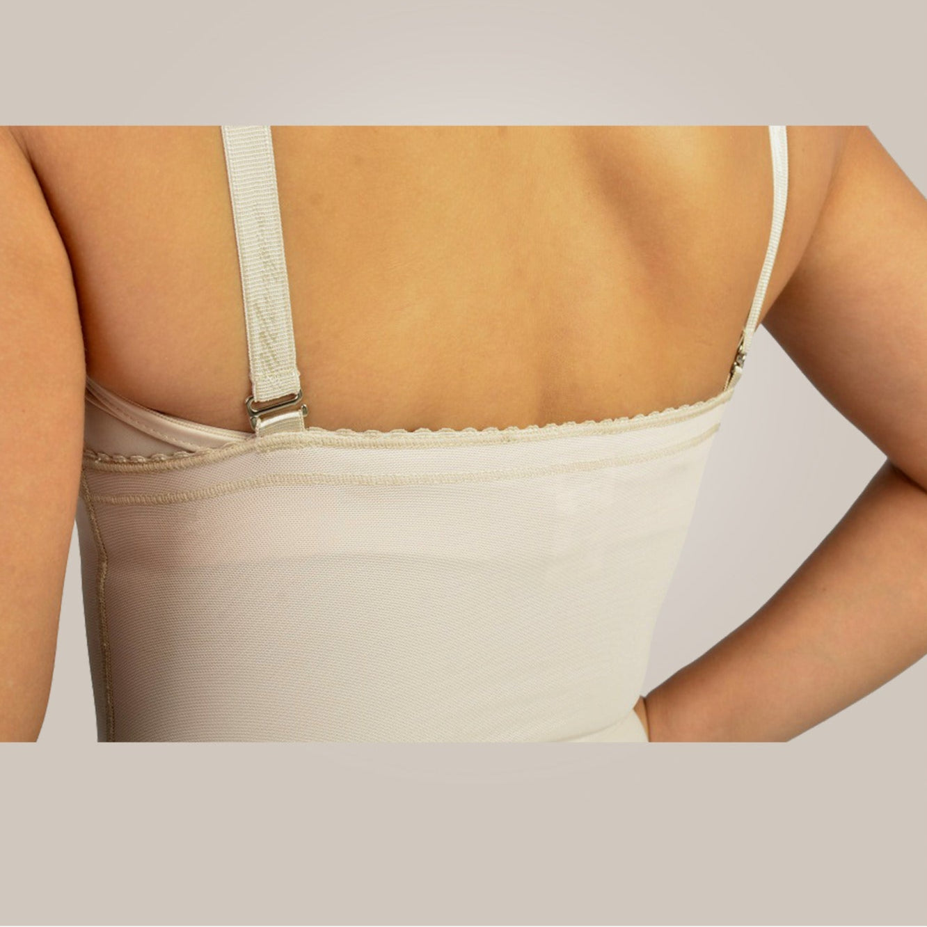 Strapless Bodysuit Shaper - back straps